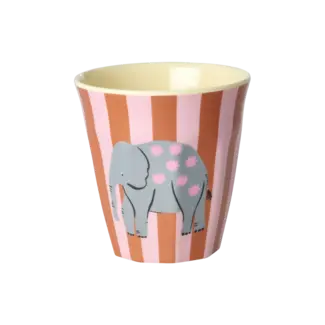RICE PETIT GOBELET RICE - FUN FAIR ROSE ÉLÉPHANT