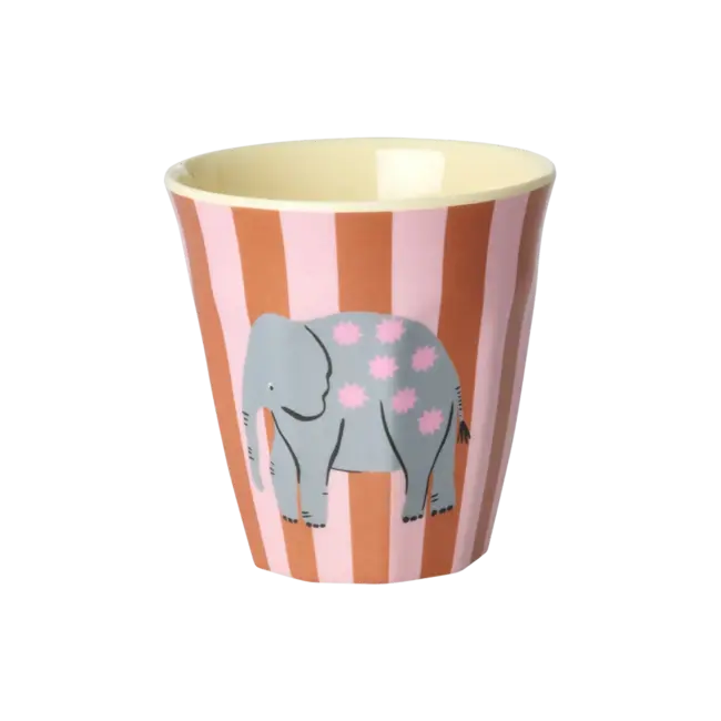 RICE PETIT GOBELET RICE - FUN FAIR ROSE ÉLÉPHANT