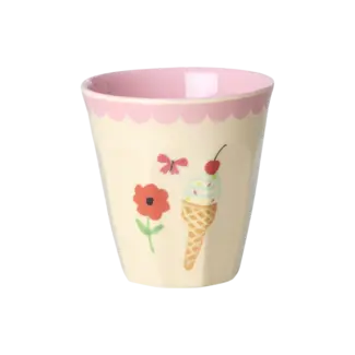 RICE PETIT GOBELET RICE - FUN FAIR ROSE CRÈME GLACÉE