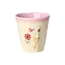 RICE PETIT GOBELET RICE - FUN FAIR ROSE CRÈME GLACÉE