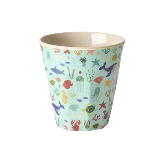 RICE GOBELET MEDIUM RICE - OCEAN BLEU