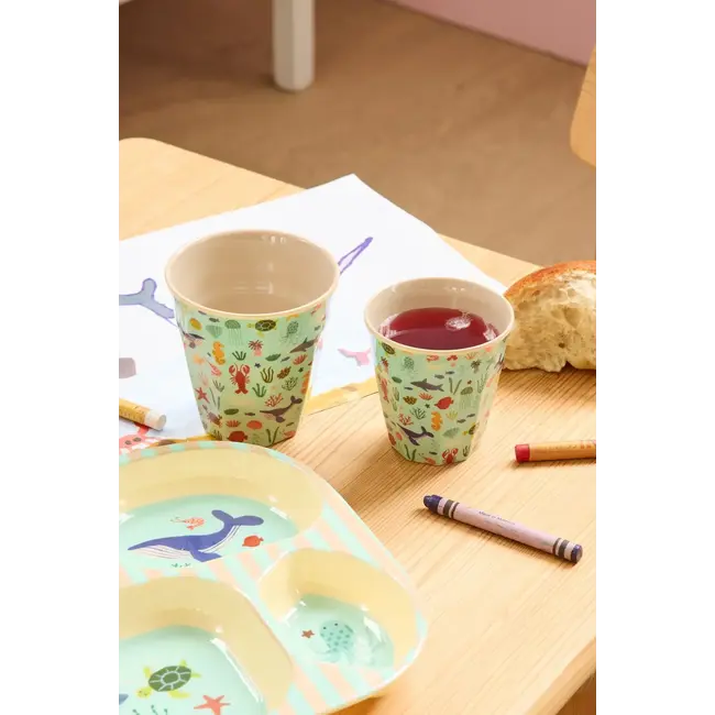 RICE GOBELET MEDIUM RICE - OCEAN BLEU