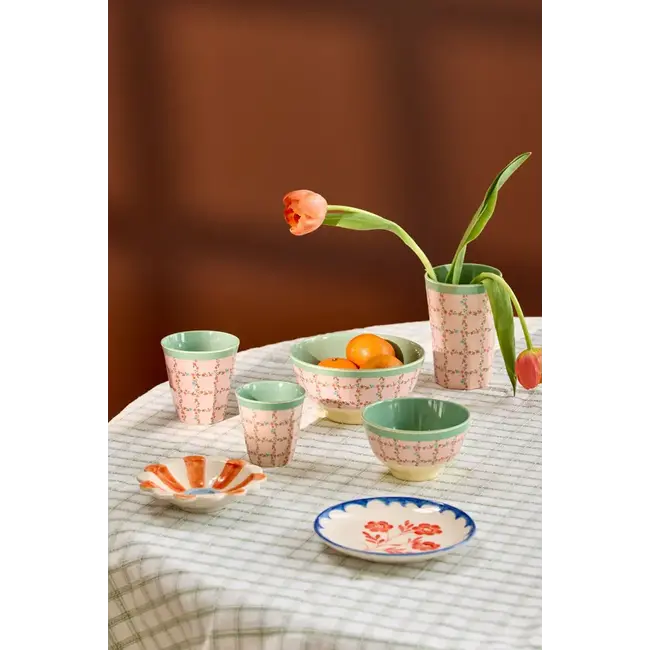 RICE GOBELET MEDIUM RICE - ALL YOU NEED IS CHECKERED STENCIL