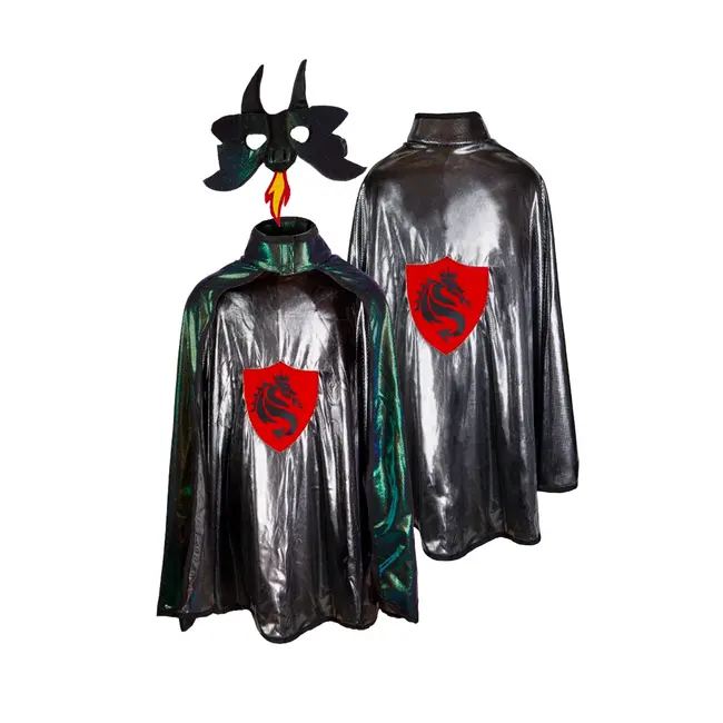 GREAT PRETENDERS DÉGUISEMENT - CAPE & MASQUE RÉVERSIBLE DRAGON / CHEVALIER 4-6ANS