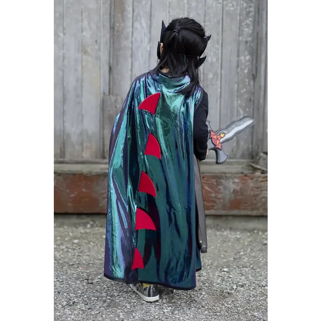 GREAT PRETENDERS DÉGUISEMENT - CAPE & MASQUE RÉVERSIBLE DRAGON / CHEVALIER 4-6ANS