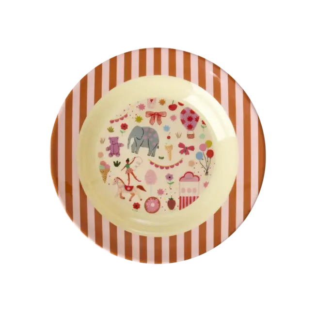 RICE ASSIETTE CREUSE RICE - FUN FAIR ROSE