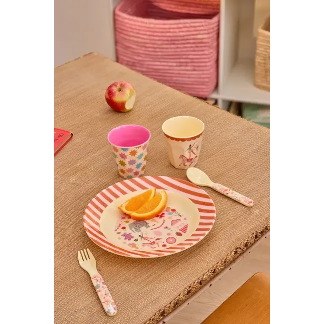 RICE ASSIETTE CREUSE RICE - FUN FAIR ROSE