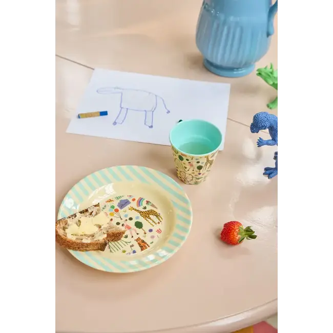 RICE ASSIETTE CREUSE RICE - FUN FAIR MENTHE