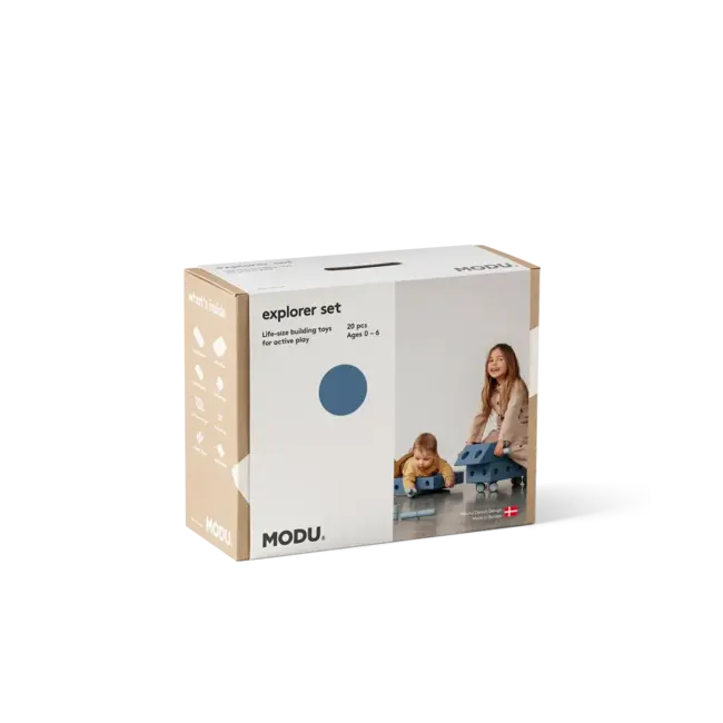 MODU BLOCS DE CONTRUCTION MODU - EXPLORER SET - DEEP BLUE
