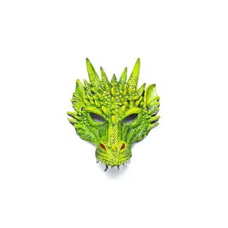 GREAT PRETENDERS DÉGUISEMENT - MASQUE DE DRAGON VERT