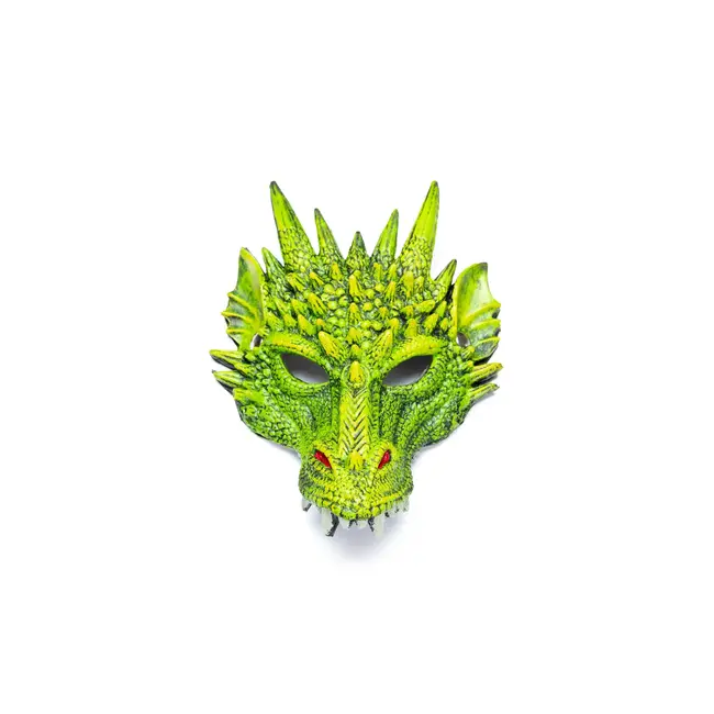 GREAT PRETENDERS DÉGUISEMENT - MASQUE DE DRAGON VERT
