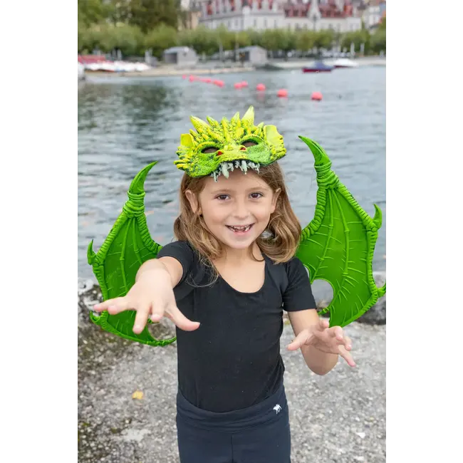 GREAT PRETENDERS DÉGUISEMENT - MASQUE DE DRAGON VERT