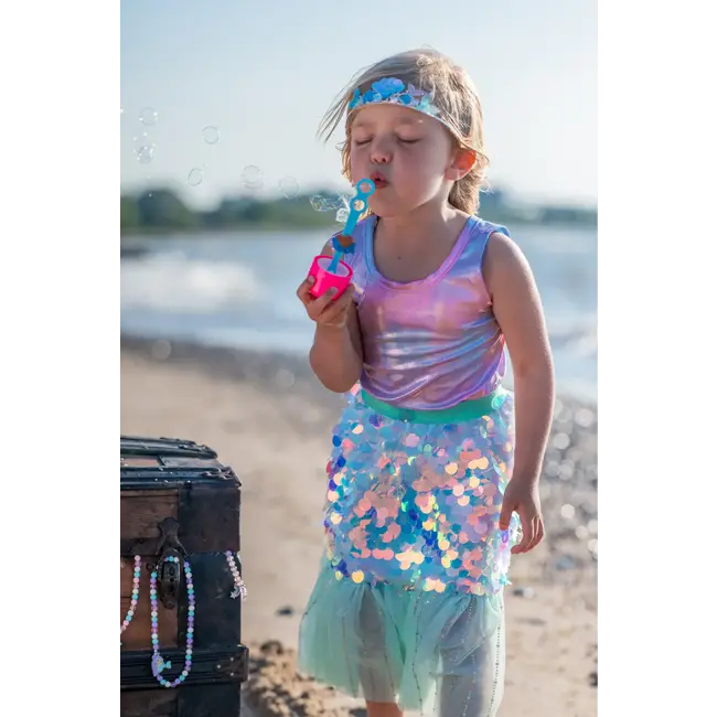 GREAT PRETENDERS DÉGUISEMENT - JUPE QUEUE DE SIRÈNE & BARRETTE 4-6ANS