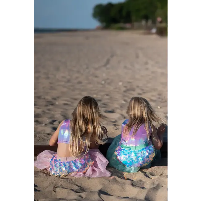 GREAT PRETENDERS DÉGUISEMENT - JUPE QUEUE DE SIRÈNE & BARRETTE 4-6ANS