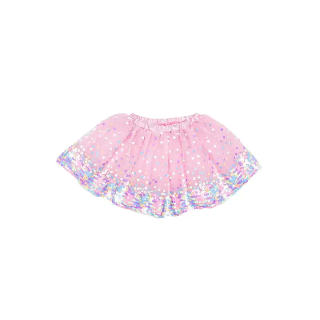 GREAT PRETENDERS DÉGUISEMENT - JUPE SEQUINS FUN PINK NEON 4-6ANS