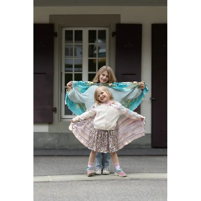 GREAT PRETENDERS DÉGUISEMENT - CAPE SEQUINS 5TH AVENUE PINK 4-6ANS