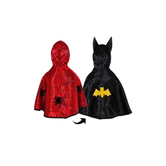 GREAT PRETENDERS DÉGUISEMENT - CAPE BÉBÉ RÉVERSIBLE SPIDER / BAT 2-3ANS