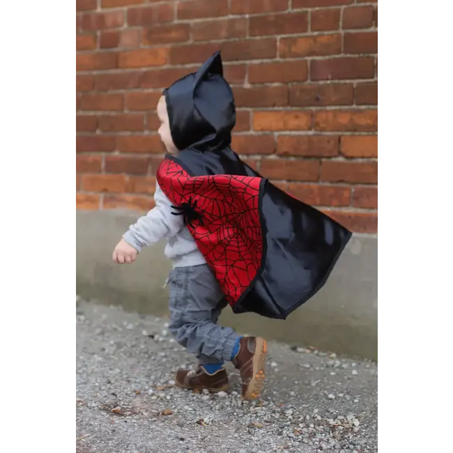 GREAT PRETENDERS DÉGUISEMENT - CAPE BÉBÉ RÉVERSIBLE SPIDER / BAT 2-3ANS