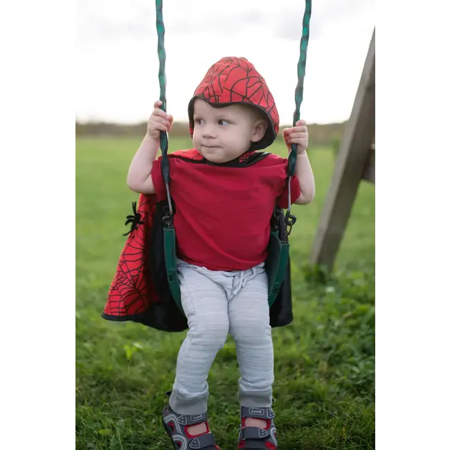 GREAT PRETENDERS DÉGUISEMENT - CAPE BÉBÉ RÉVERSIBLE SPIDER / BAT 2-3ANS