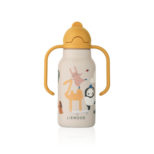 LIEWOOD GOURDE BÉBÉ AVEC ANSES 250ML "KIMMIE" AROUND THE WORLD