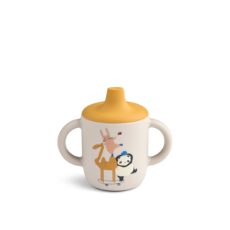 LIEWOOD TASSE SILICONE AVEC BEC "NEIL" AROUND THE WORLD