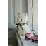 KONGES SLOJD LAMPE CHAT NOEUD VELOURS VERT