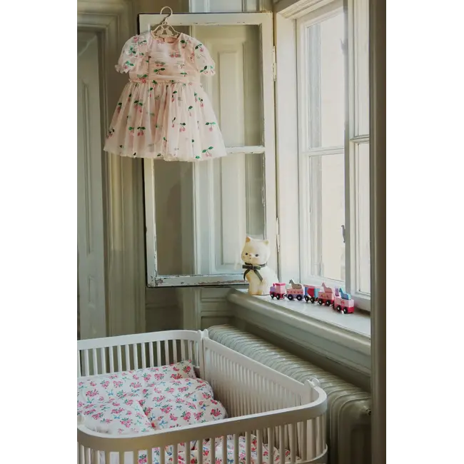 KONGES SLOJD LAMPE CHAT NOEUD VELOURS VERT