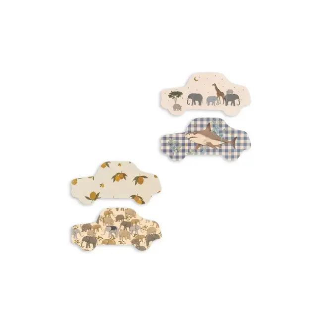 KONGES SLOJD BOITE DE 24 PANSEMENTS "KISS AND COMFORT" BLUE MIX