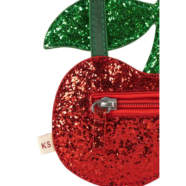 KONGES SLOJD SAC BANDOULIÈRE À PAILLETTES - BARBADOS CHERRY