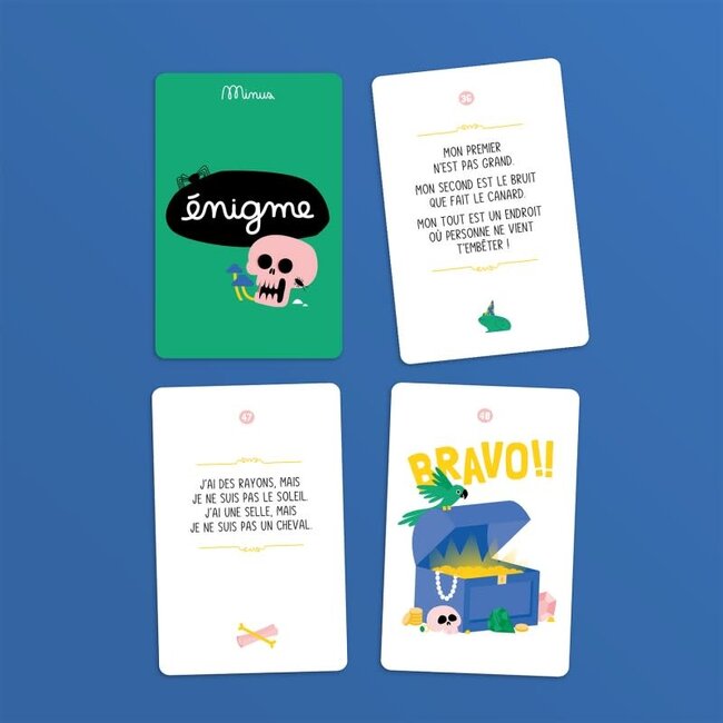 MINUS EDITIONS LES DÉFIS COOL - TRÉSOR EN VUE ! POUR CRÉER UNE CHASSE AU TRÉSOR