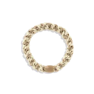 KKNEKKI ÉLASTIQUE KKNEKKI - MIX IVORY BEIGE GLITTER STRIPE
