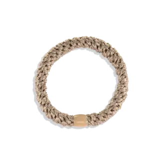 KKNEKKI ÉLASTIQUE KKNEKKI - PLAIN TAUPE GLITTER