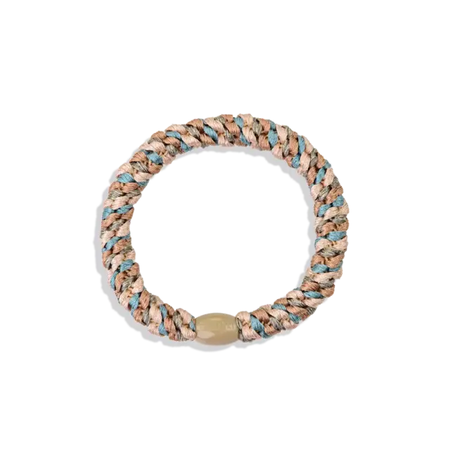 KKNEKKI ÉLASTIQUE KKNEKKI - MIX TEAL NOUGAT GLITTER