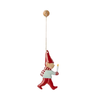 MAILEG SUSPENSION MÉTAL NOËL - LUTIN BOUGIE