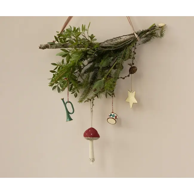 MAILEG SUSPENSION MÉTAL NOËL - PETIT TAMBOUR ROUGE