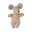 MAILEG BÉBÉ SOURIS 6CM - ET SON COUFFIN - ROSE