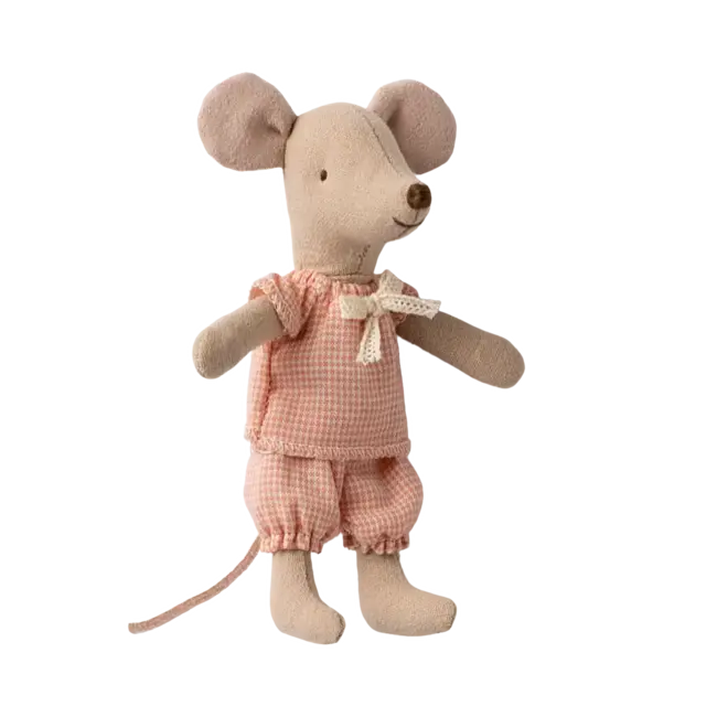 MAILEG PETITE SOEUR SOURIS MAILEG 10CM DANS SA BOITE D'ALLUMETTES
