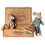 MAILEG PAPA ET MAMAN SOURIS MAILEG 15CM - COFFRET À CIGARES
