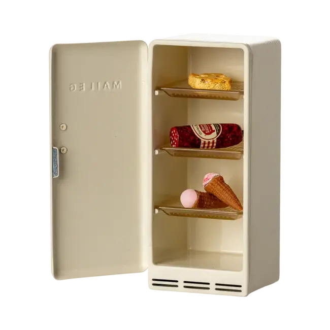 MAILEG MINI RÉFRIGÉRATEUR MÉTAL & ACCESSOIRES 14CM