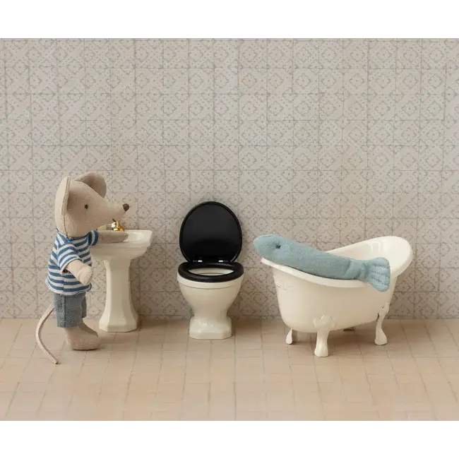 MAILEG TOILETTES MÉTAL SOURIS MAILEG 5CM