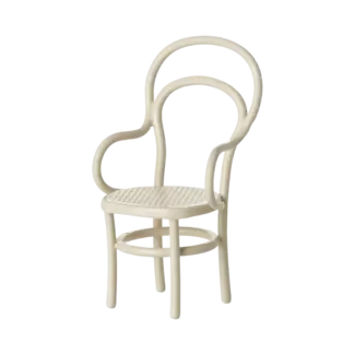 MAILEG CHAISE VINTAGE METAL BLANC POUR SOURIS