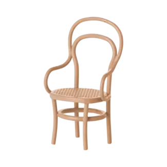 MAILEG CHAISE VINTAGE METAL ROSE FONCÉ POUR SOURIS