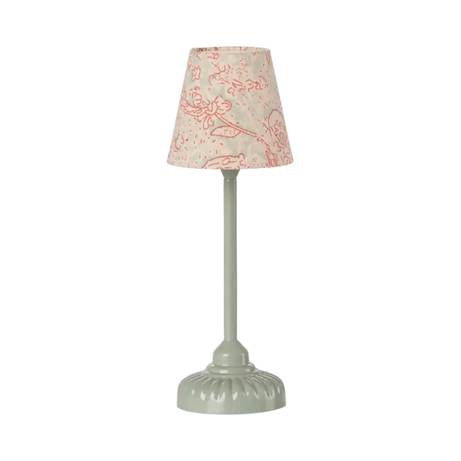 MAILEG LAMPE SUR PIED VINTAGE 14CM POUR SOURIS MAILEG - MENTHE