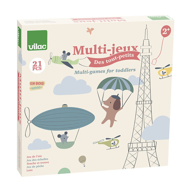 VILAC MULTI-JEUX DES TOUT-PETITS - SARAH BETZ BETZ