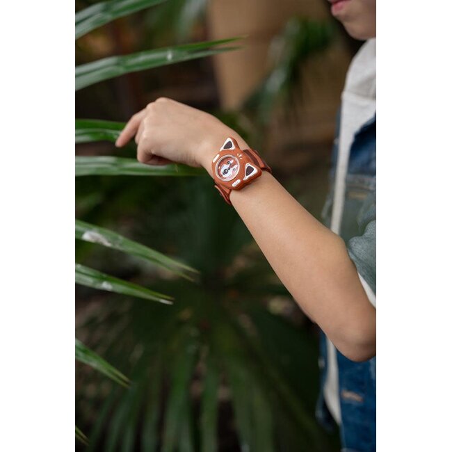MONTRE BRACELET SLAP MAVA - PANDA ROUX