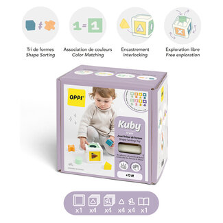 OPPI KUBY - CUBE BOITE À FORMES +12MOIS