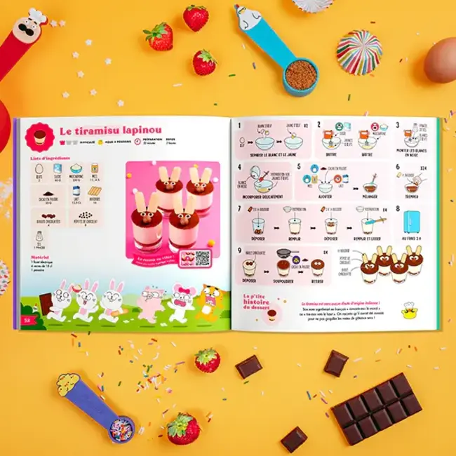 CHEFCLUB LIVRE DE RECETTE ENFANT - LES GATEAUX ET DESSERTS INCONTOURNABLES