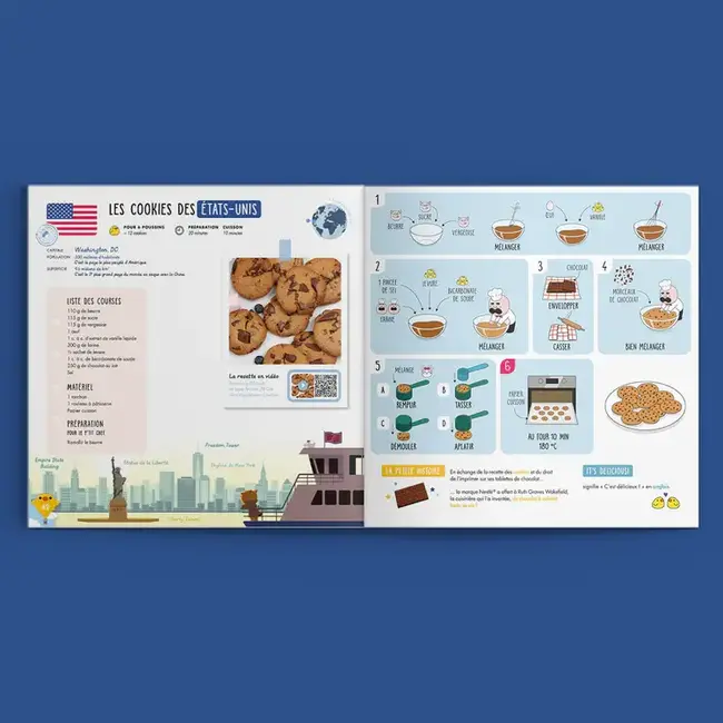 CHEFCLUB LIVRE DE RECETTE ENFANT - LES RECETTES DU MONDE