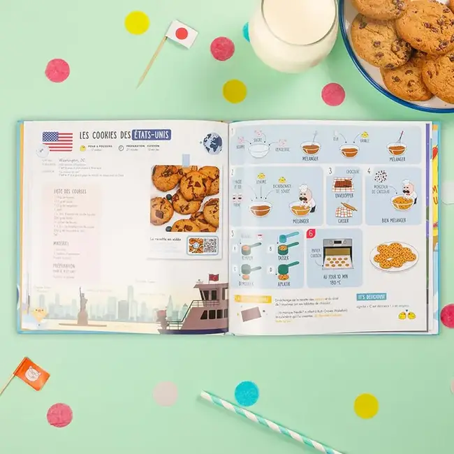 CHEFCLUB LIVRE DE RECETTE ENFANT - LES RECETTES DU MONDE