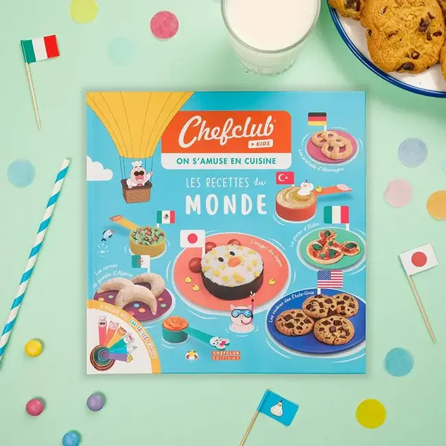 CHEFCLUB LIVRE DE RECETTE ENFANT - LES RECETTES DU MONDE